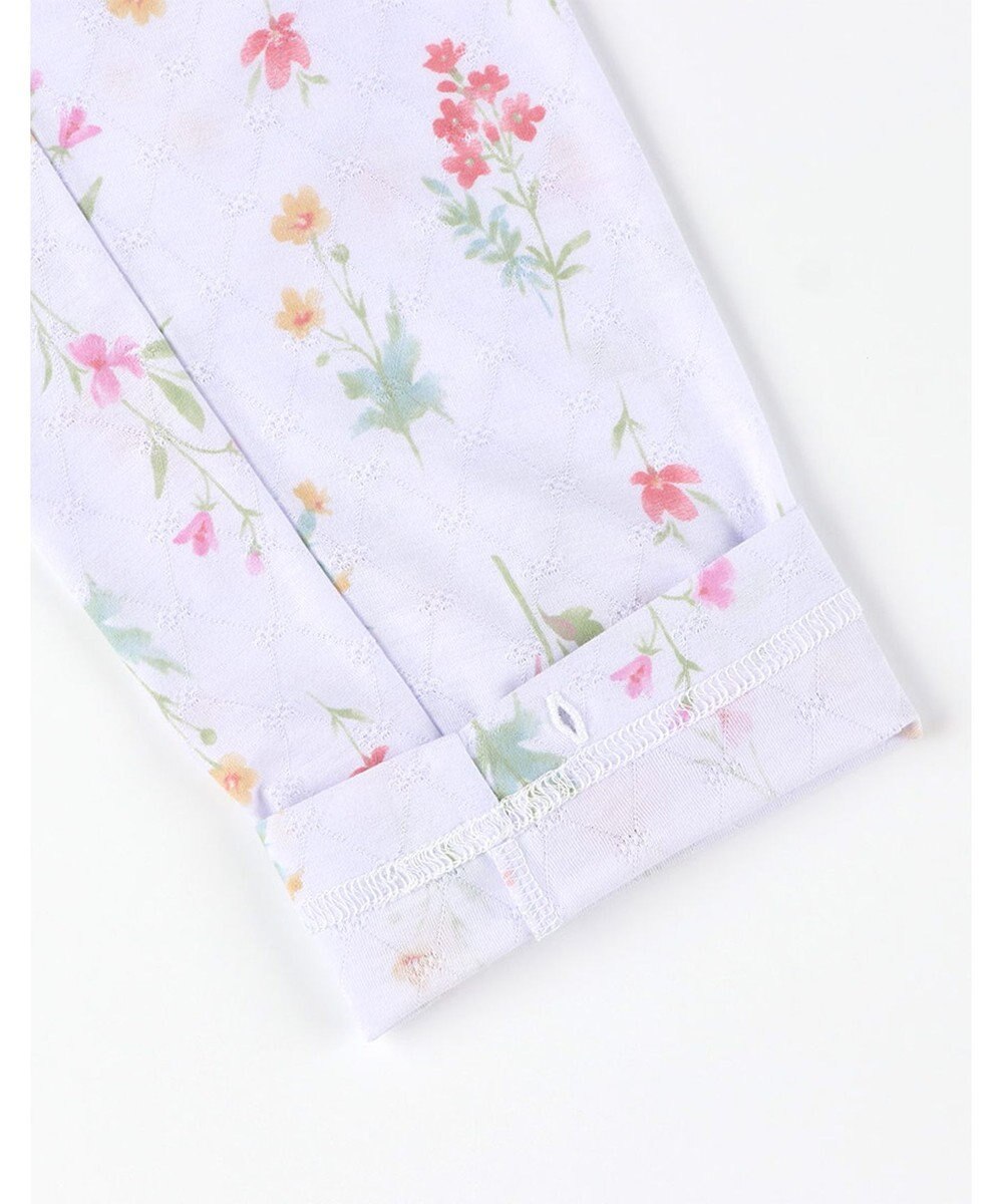 Wing パジャマ 長袖 長ズボン 綿混(本体) ジャカード天竺素材 レディース EP8073 ウイング／ワコール 