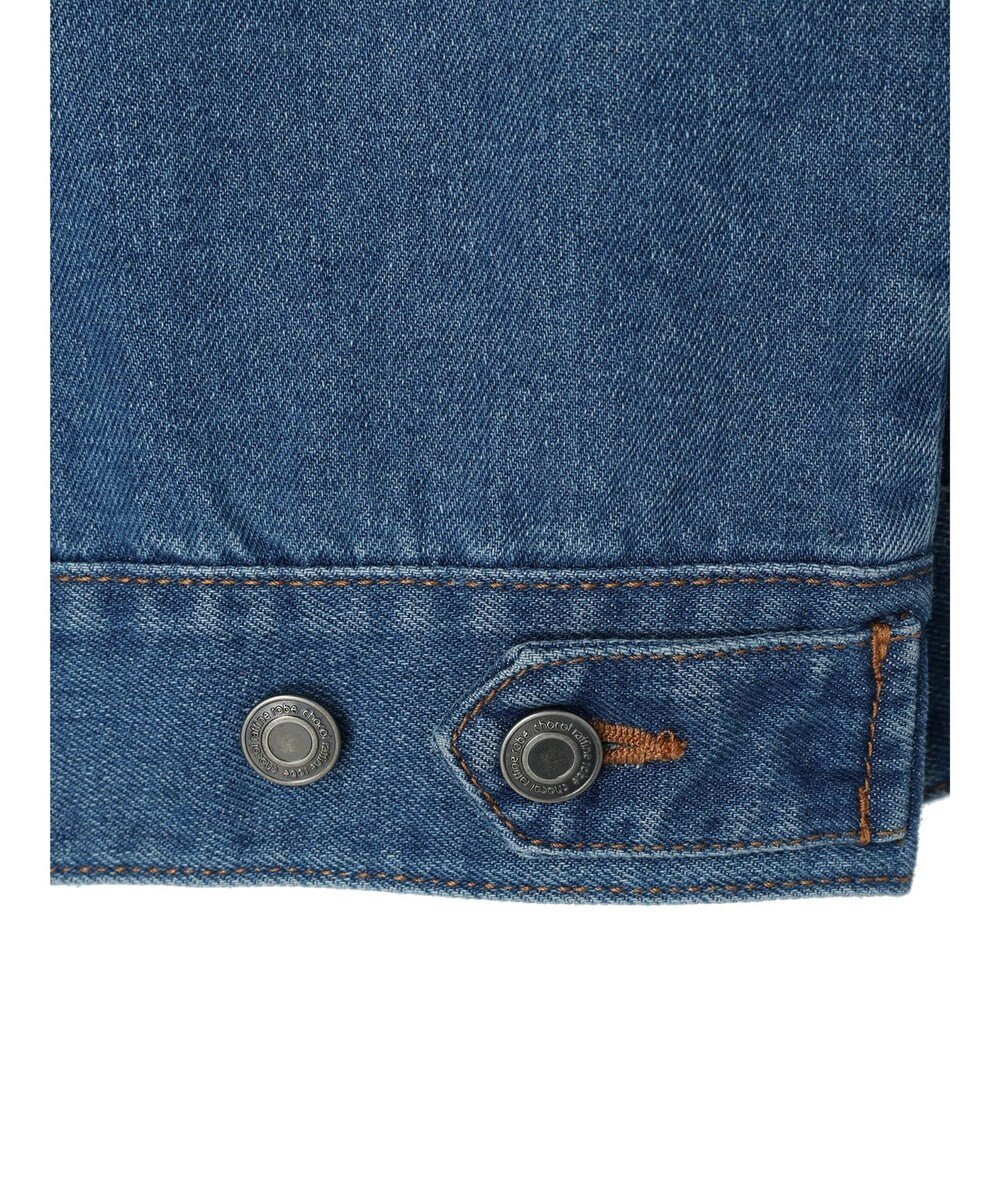 Green Parks ノーカラーデニムジャケット 