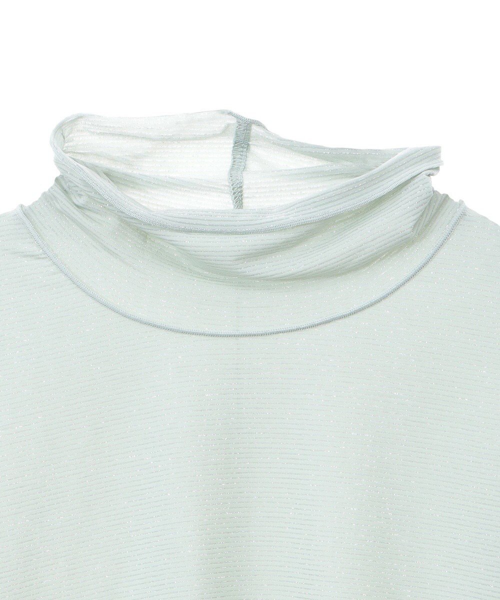 earth music&ecology シアーラメハイネックプルオーバー 