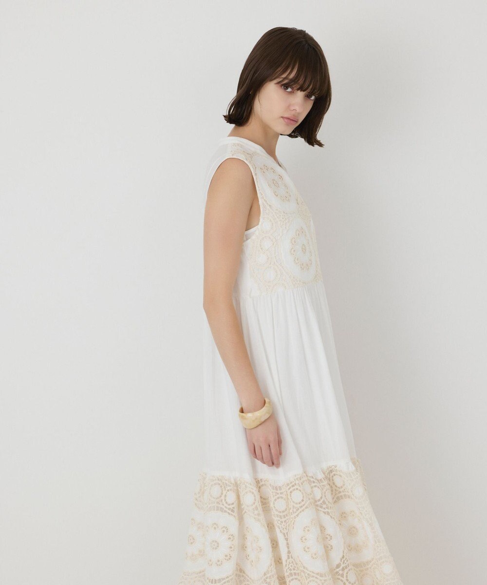 GRACE CONTINENTAL エンブロイダリーワンピース 
