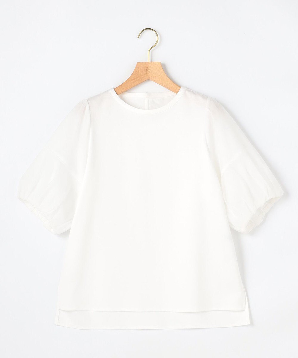 組曲 【先行予約・WEB限定】コットンポンチ チュールコンビ カットソー 