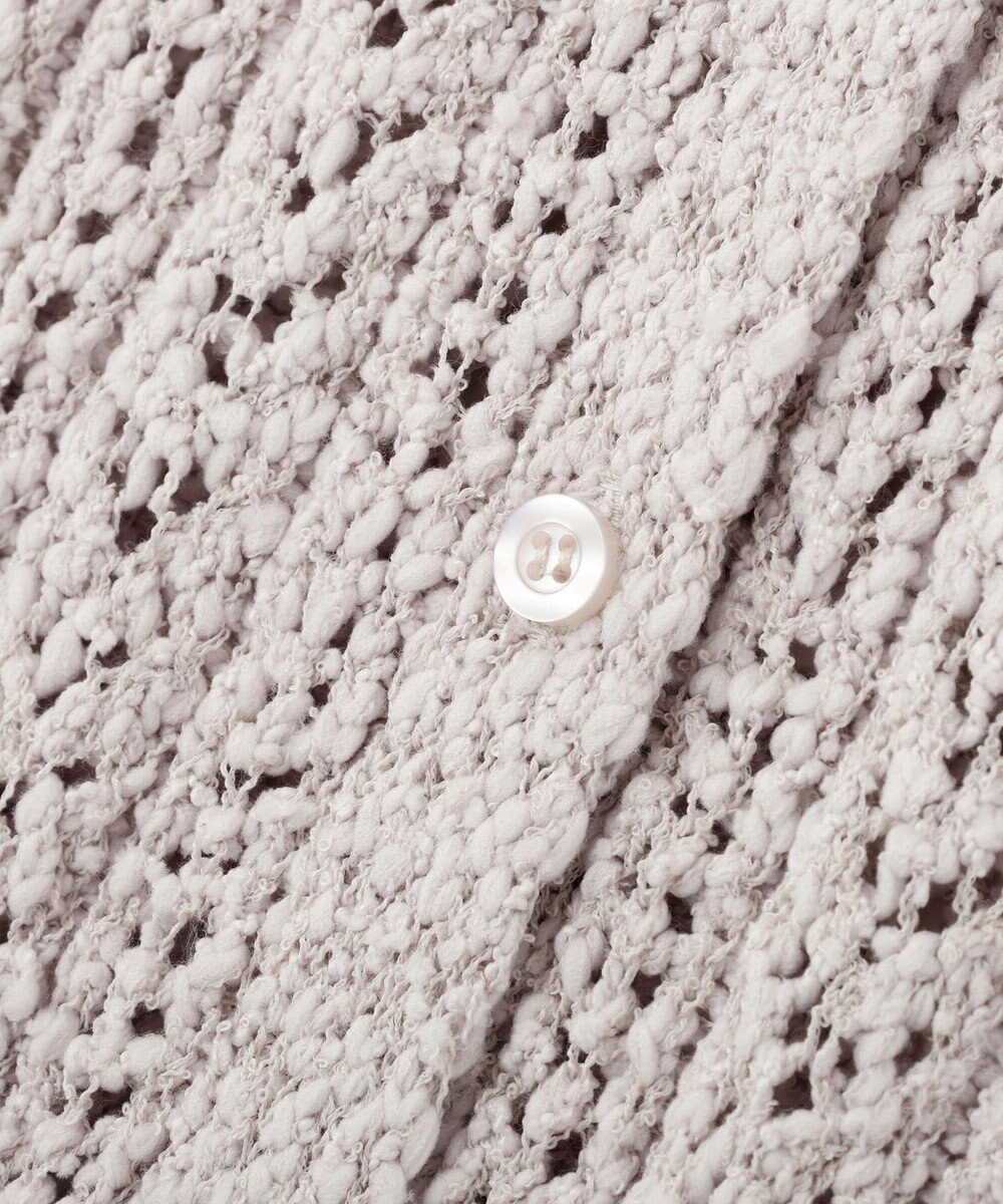 earth music&ecology 【予約】透かし編みニットキャミビスチェ 