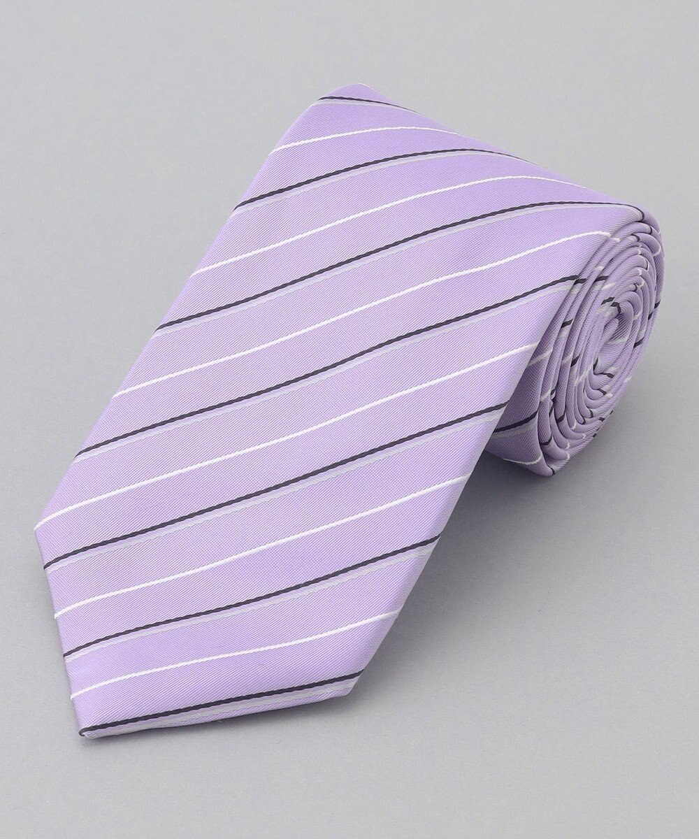 GOTAIRIKU GOTAIRIKU別注【日本製】シルク ネクタイ_ストライプ 