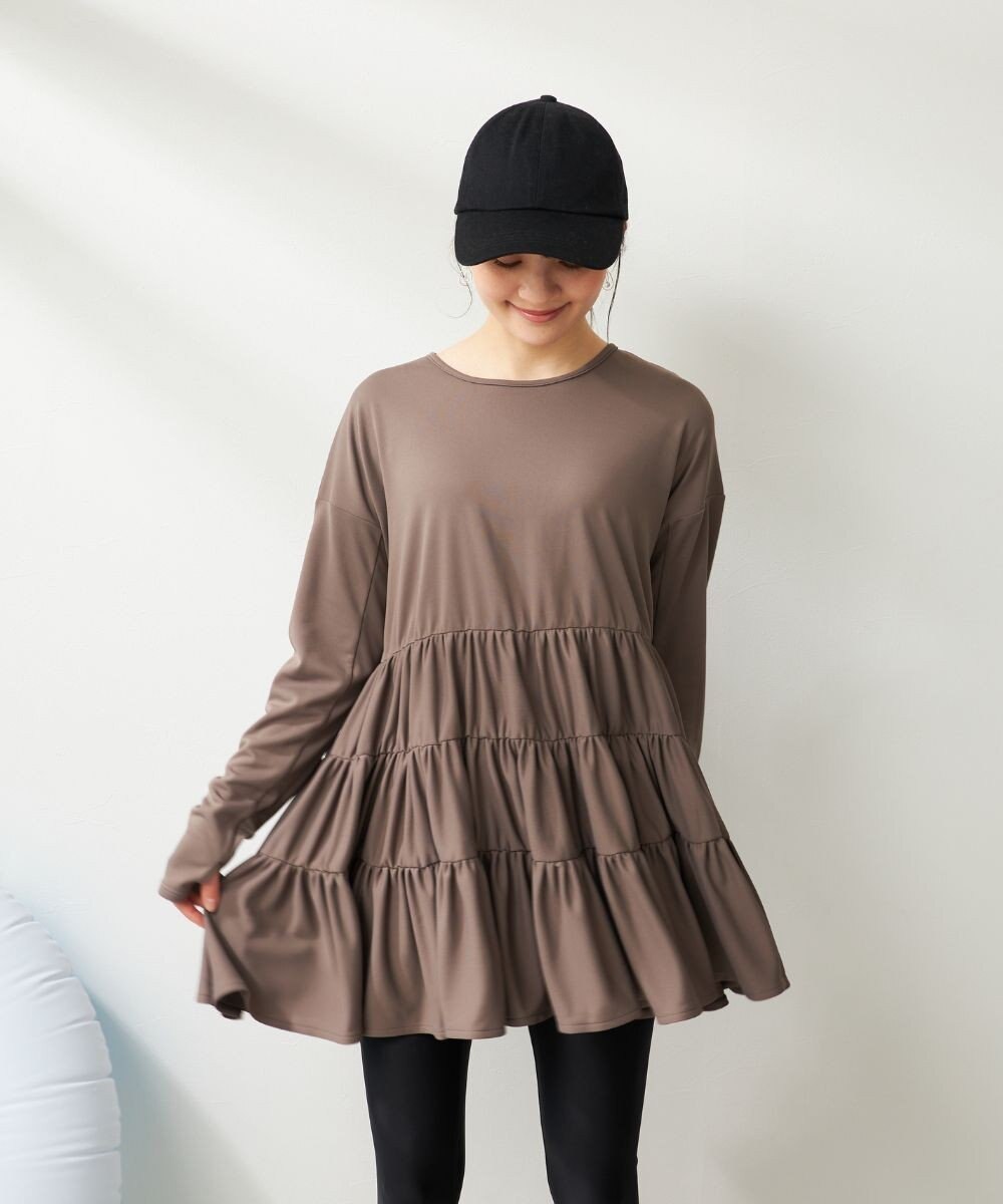 OP／FILA 【Ocean Pacific】フレアラッシュＴシャツ 