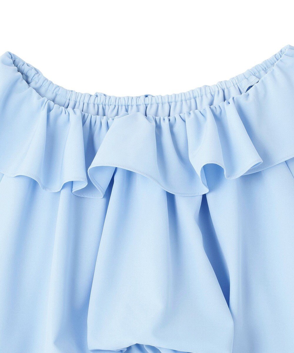 earth music&ecology 2wayオフショルバルーンヘムフリルブラウス 