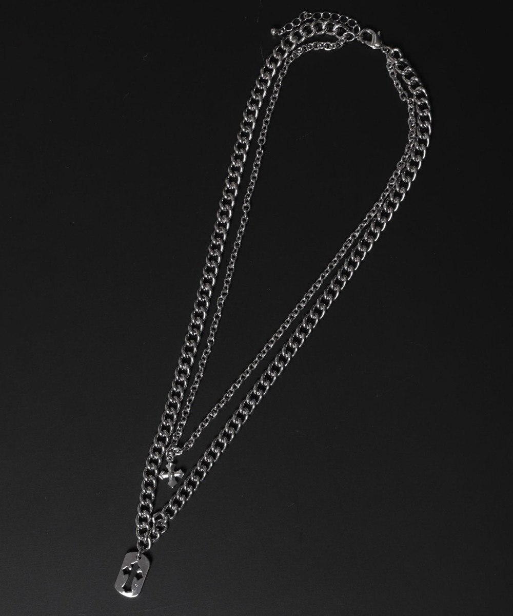 WEGO Mモチーフレイヤードネックレス 