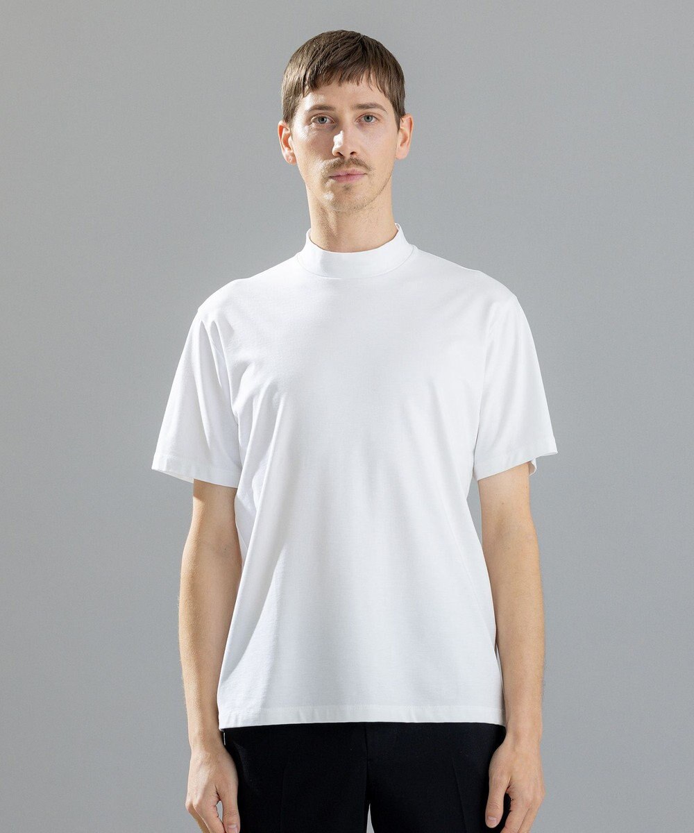 JOSEPH HOMME コンパクトストレッチジャージー　モックネックＴシャツ 