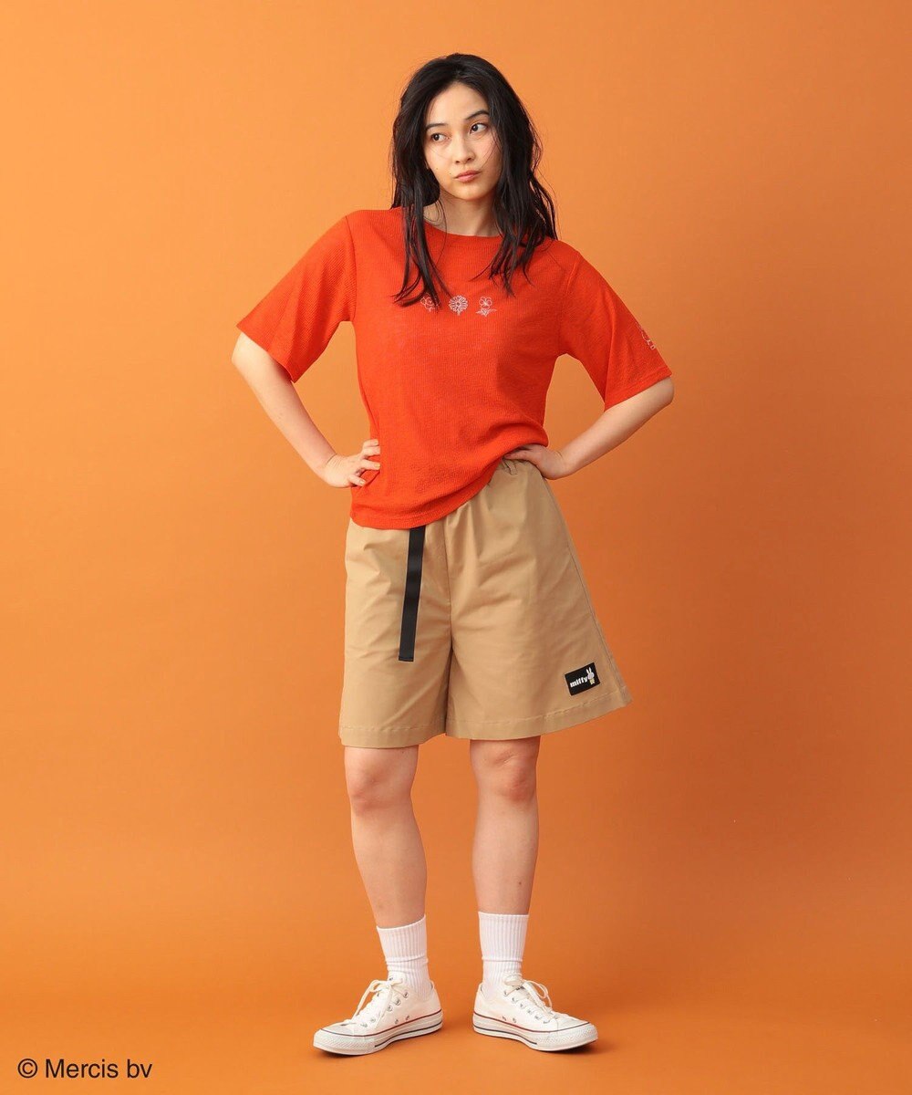 Green Parks ｍｉｆｆｙ／シアーリブプリントＴシャツ 