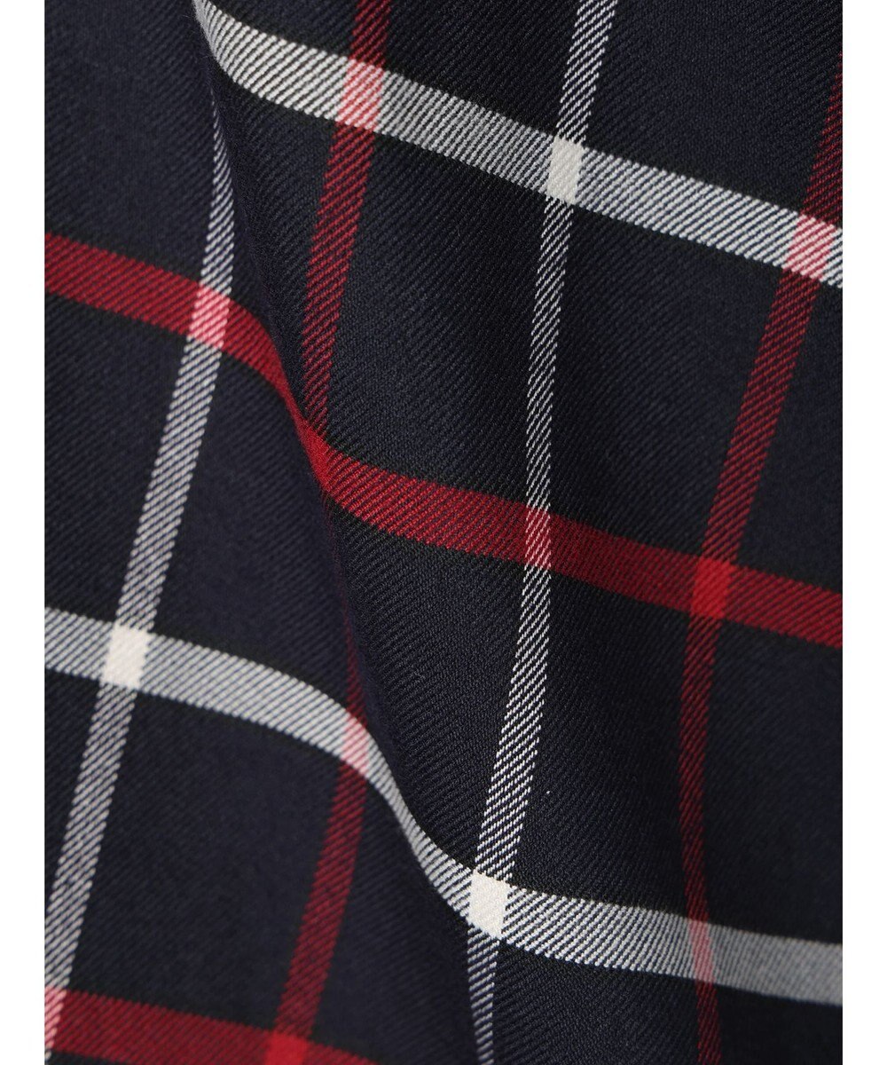 Green Parks ベルトデザインチェックＩラインスカート 