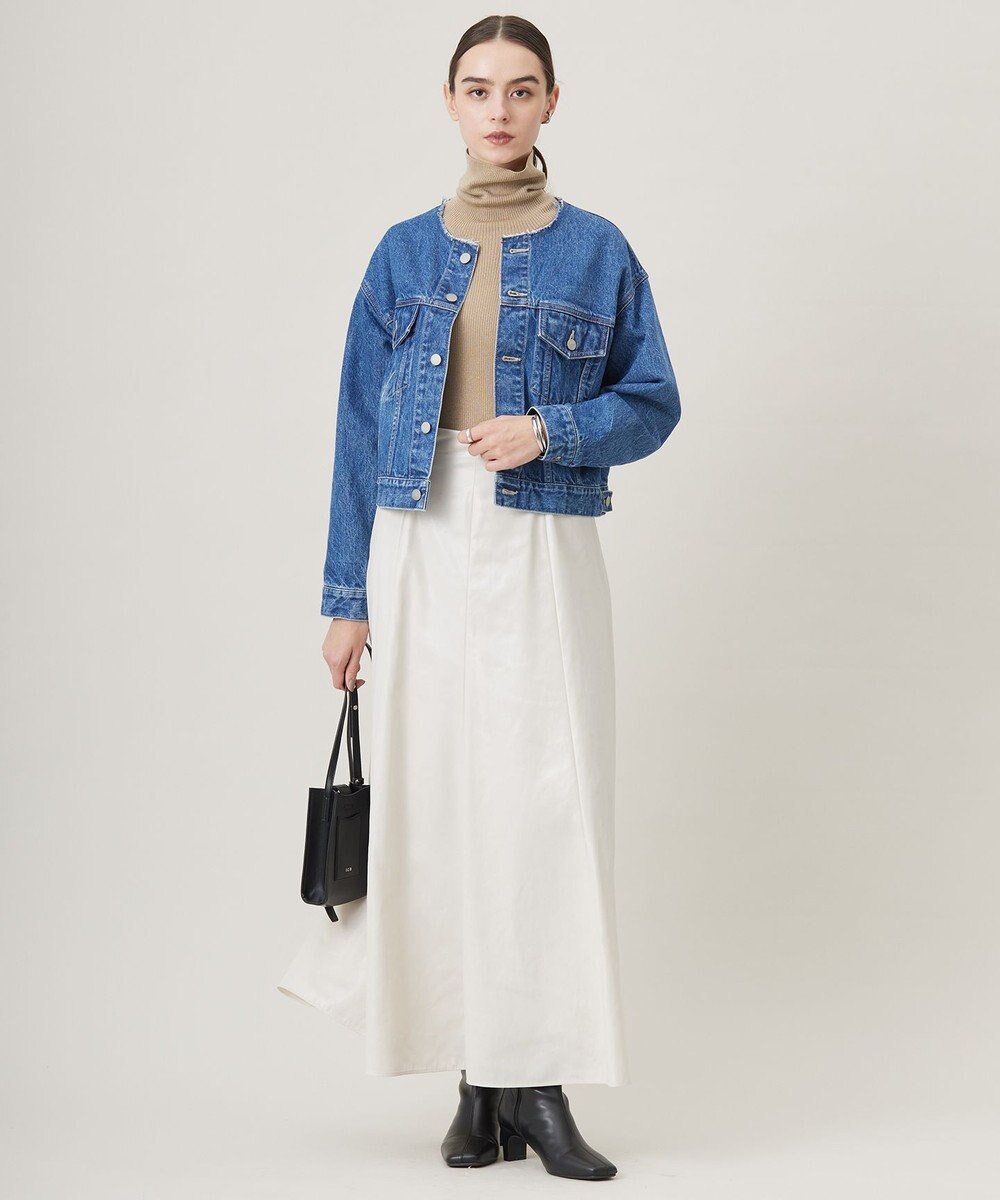 ICB L 【CLASSY.1月号掲載・洗える】ウォーターリサイクルデニム ジャケット 