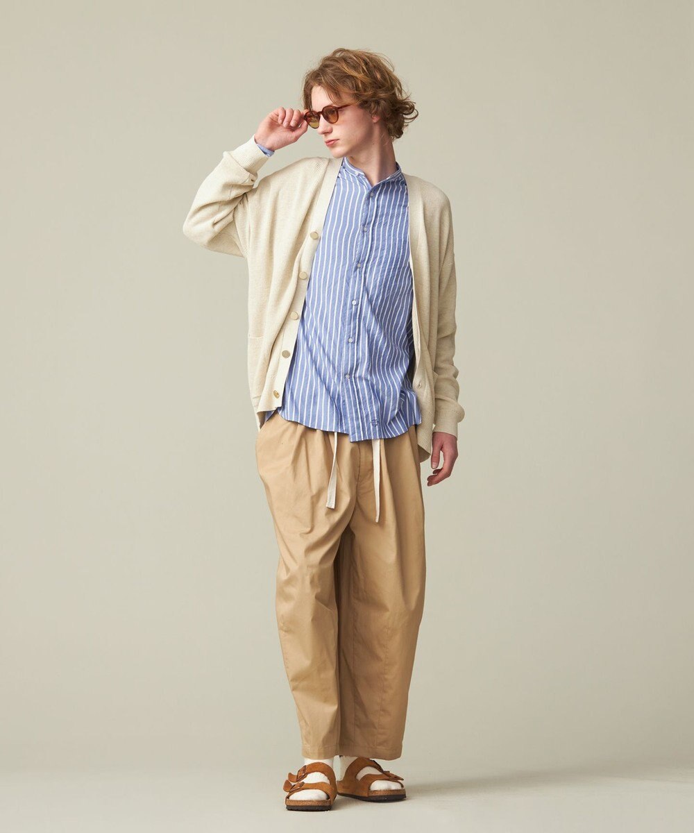 J.PRESS YORK STREET 【UNISEX】Vネックコットン カーディガン 