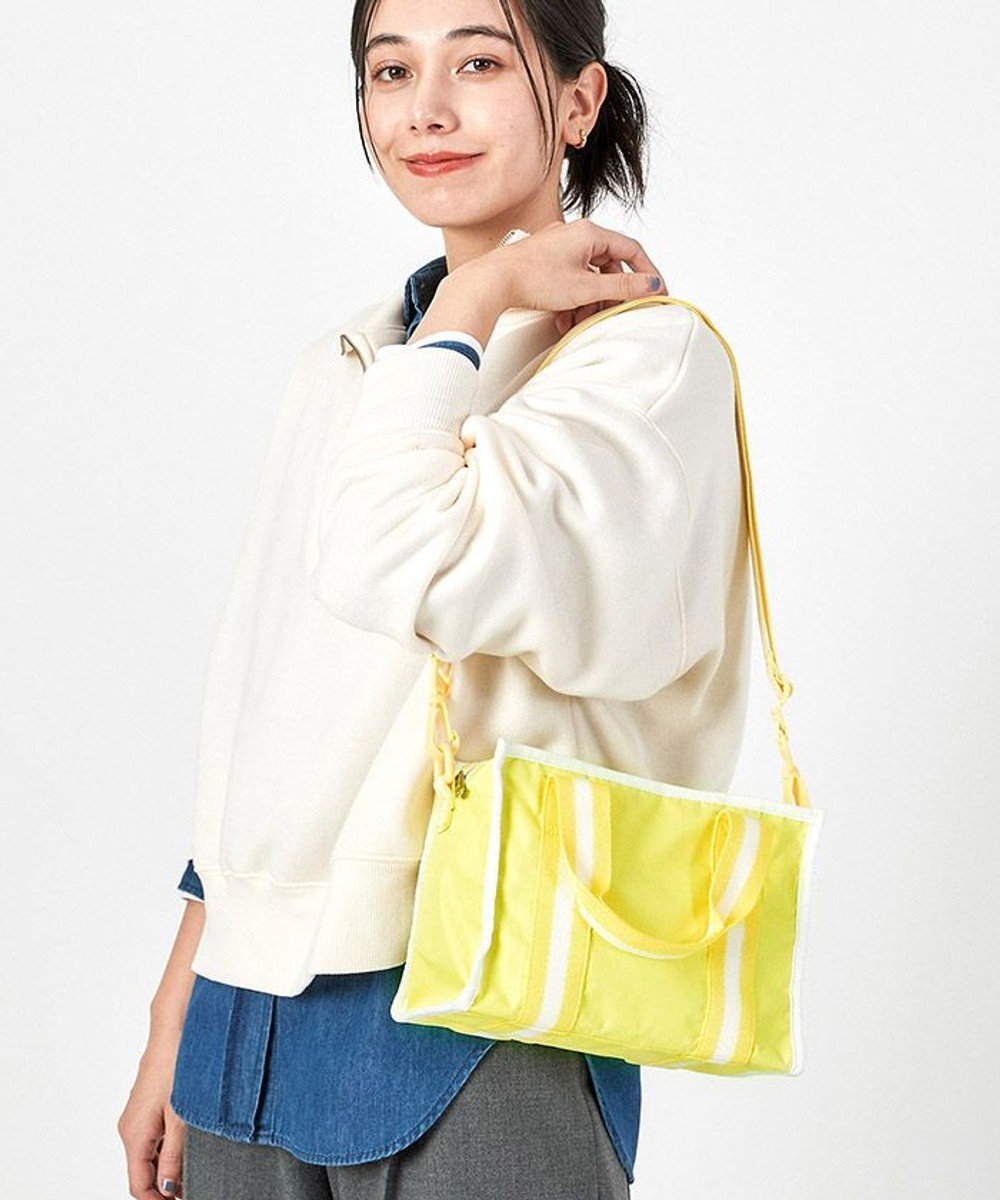 LeSportsac SM TOP HANDLE TOTE/スペクテイターライムライト スペクテイターライムライト