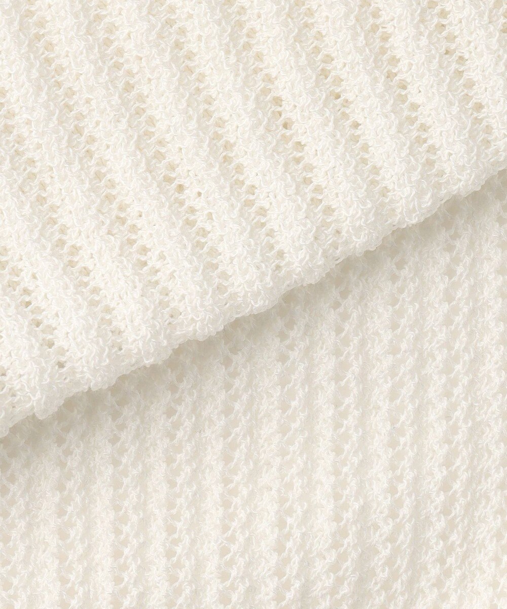 組曲 【先行予約・WEB限定】レーシーニット レース襟付き カーディガン 