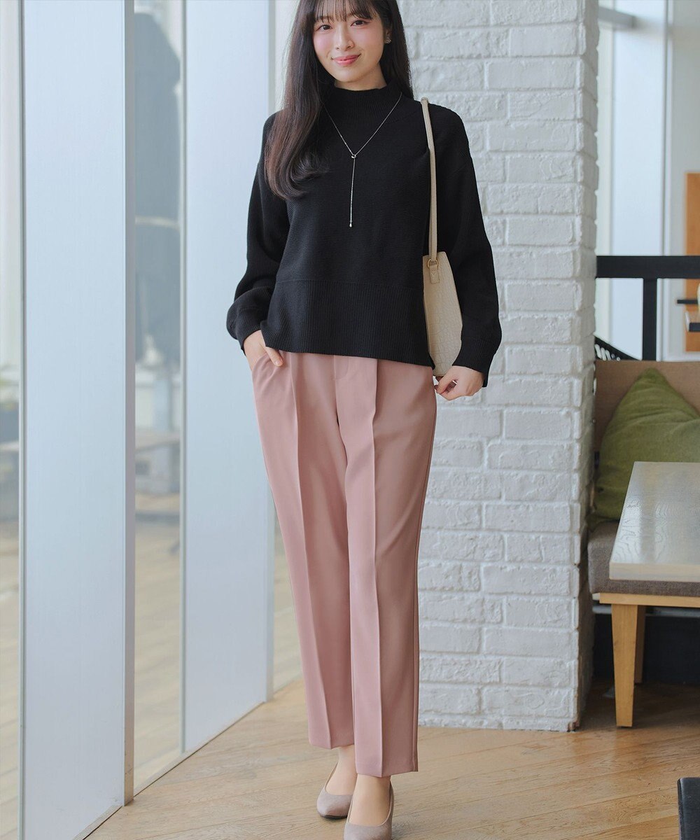 Tiaclasse L 【おのののかさん着用】とろみカラーテーパードパンツ 