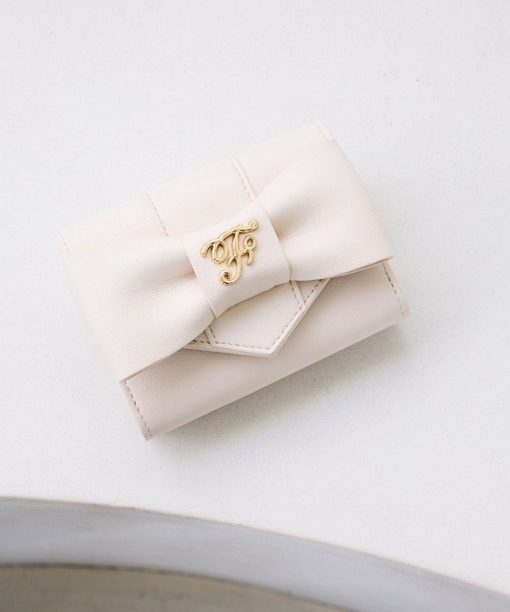 Maison de FLEUR ベルトリボンミニウォレット 