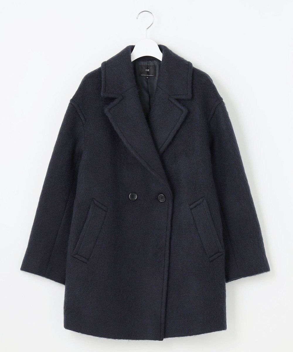 23区 L 【Oggi1月号掲載】ループカットシャギー コート 