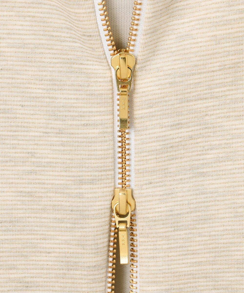 ANY L ラメダンボールダブルジップパーカー 