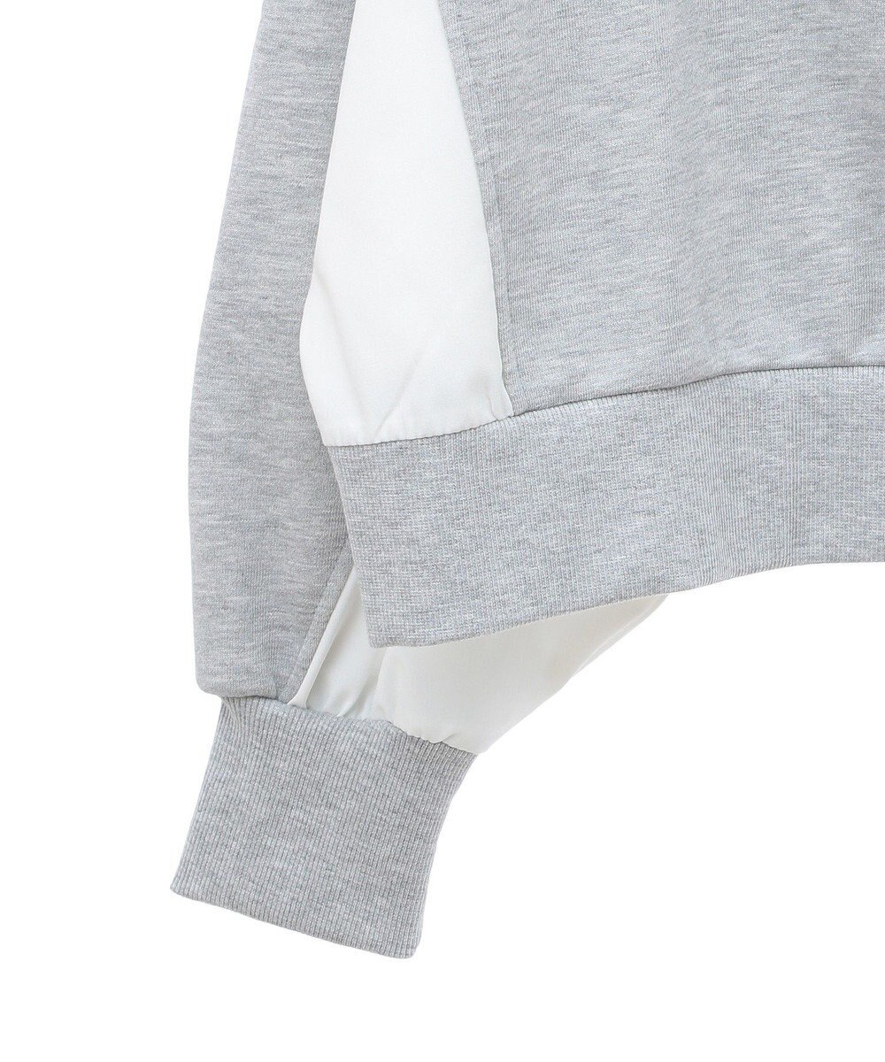 earth music&ecology 異素材ドッキングスウェット 