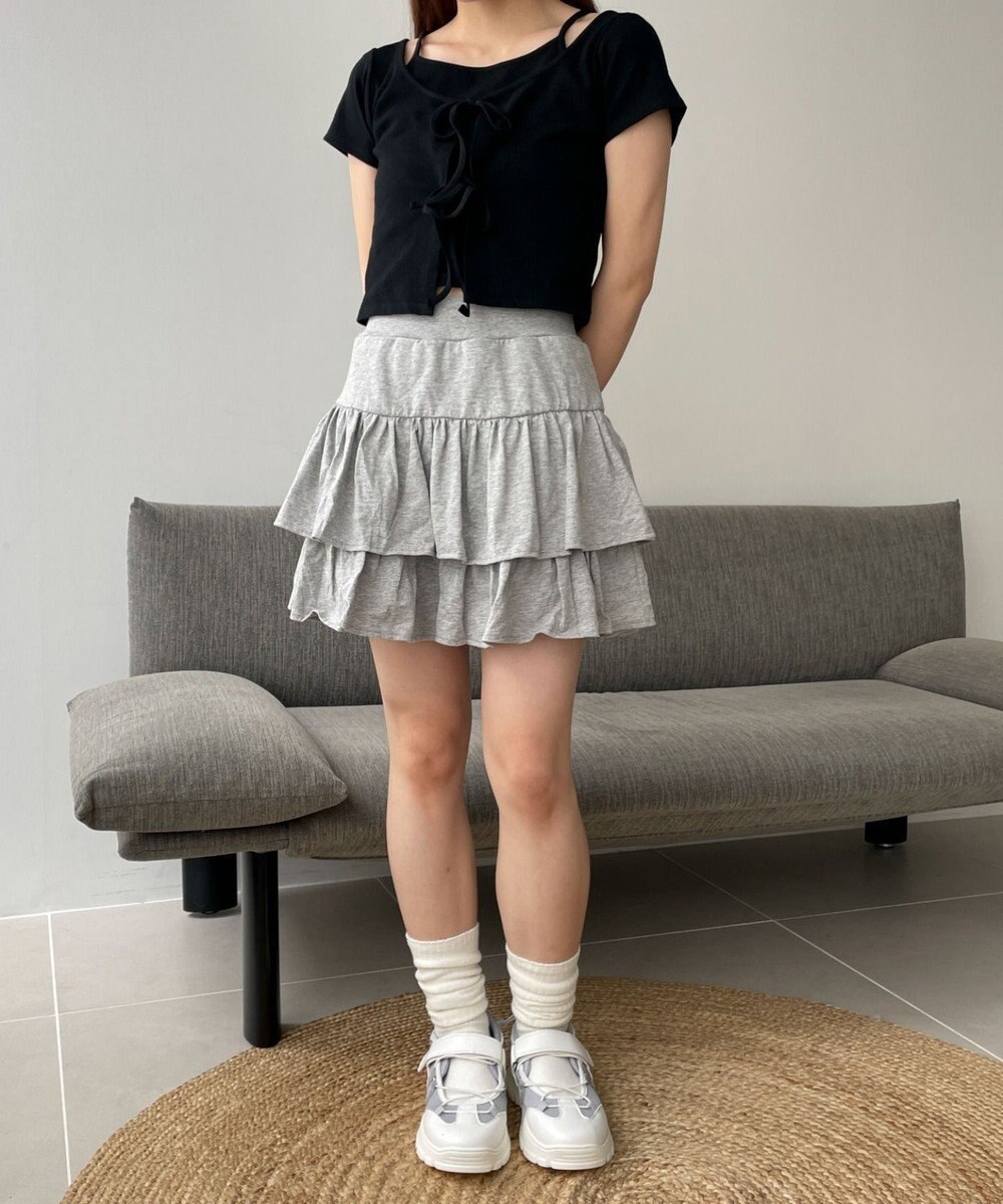 WEGO キャミドッキングカーデトップス 