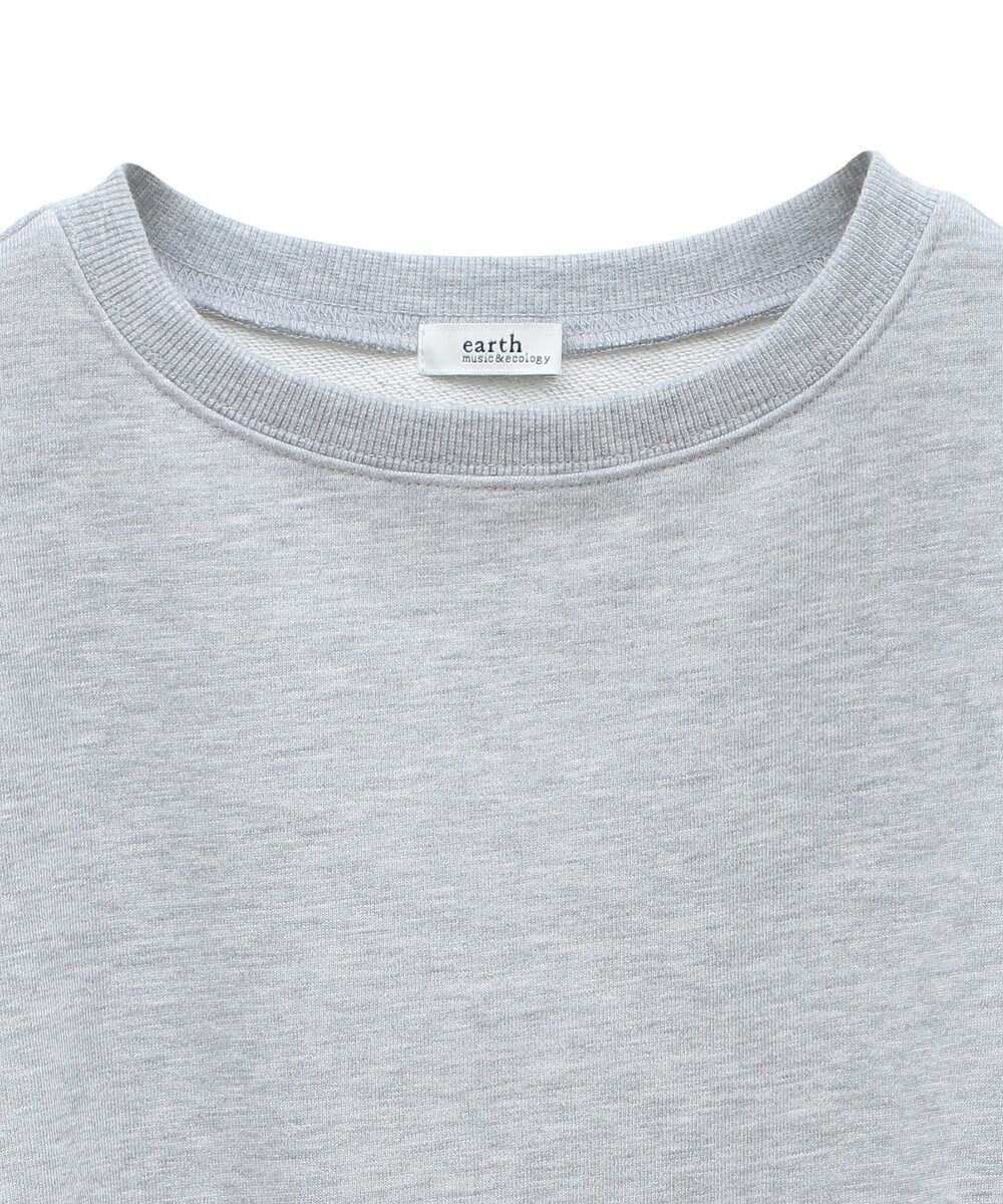 earth music&ecology 異素材ドッキングスウェット 