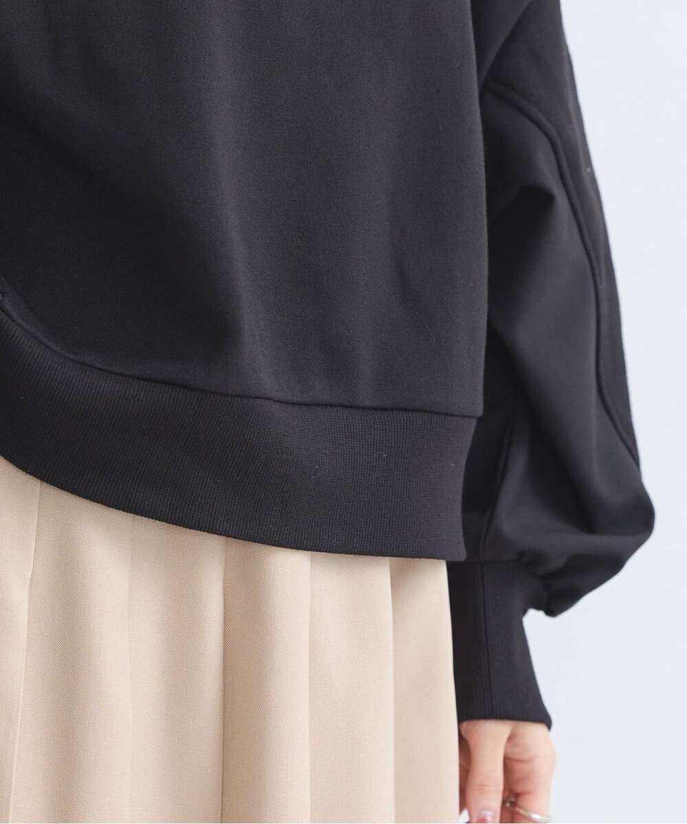 earth music&ecology 異素材ドッキングスウェット 