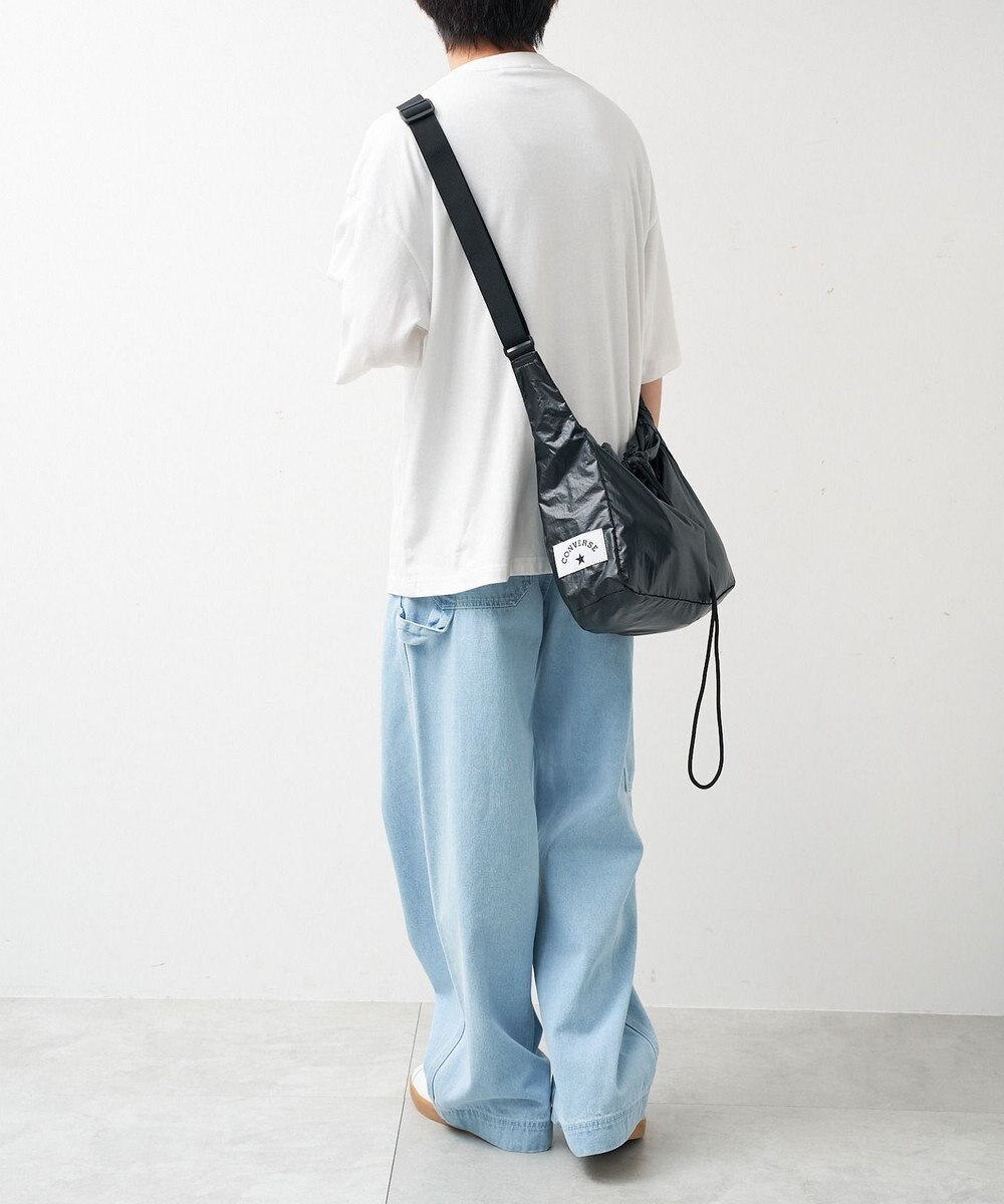 WEGO 【CONVERSE/ユニセックス着用ITEM】別注CONVERSEドローコードショルダーバッグ 