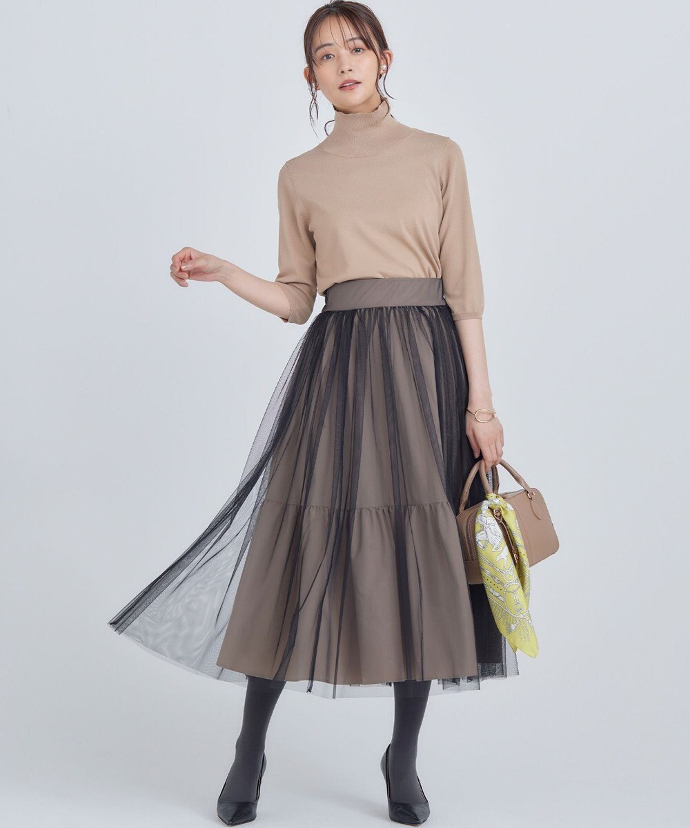 組曲 S ギャザーチュール ドラマティック スカート 