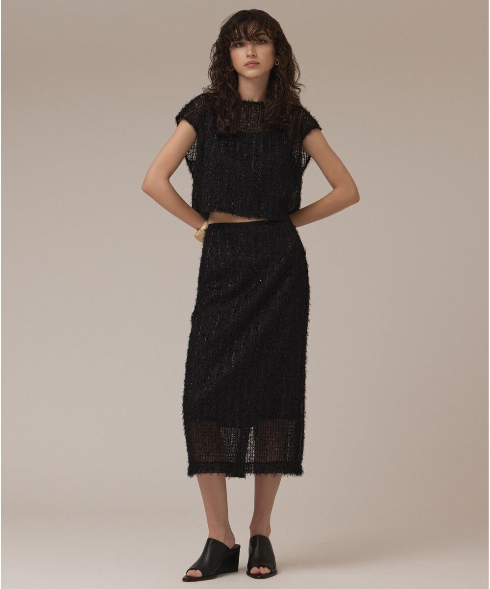 GRACE CONTINENTAL チュールタイトスカート 