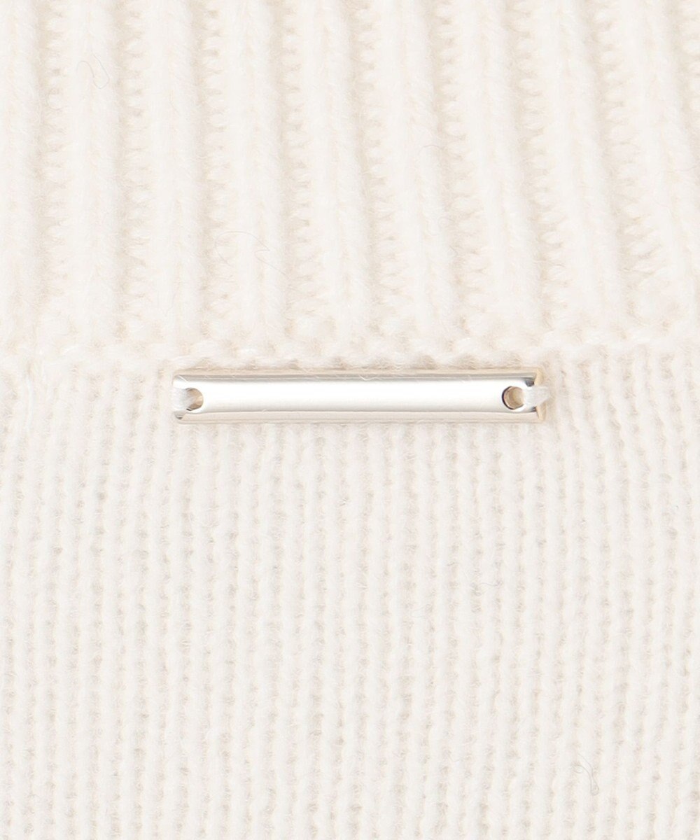 自由区 【洗える】ウールカシミヤブレンドボーダークルーネック ニット 