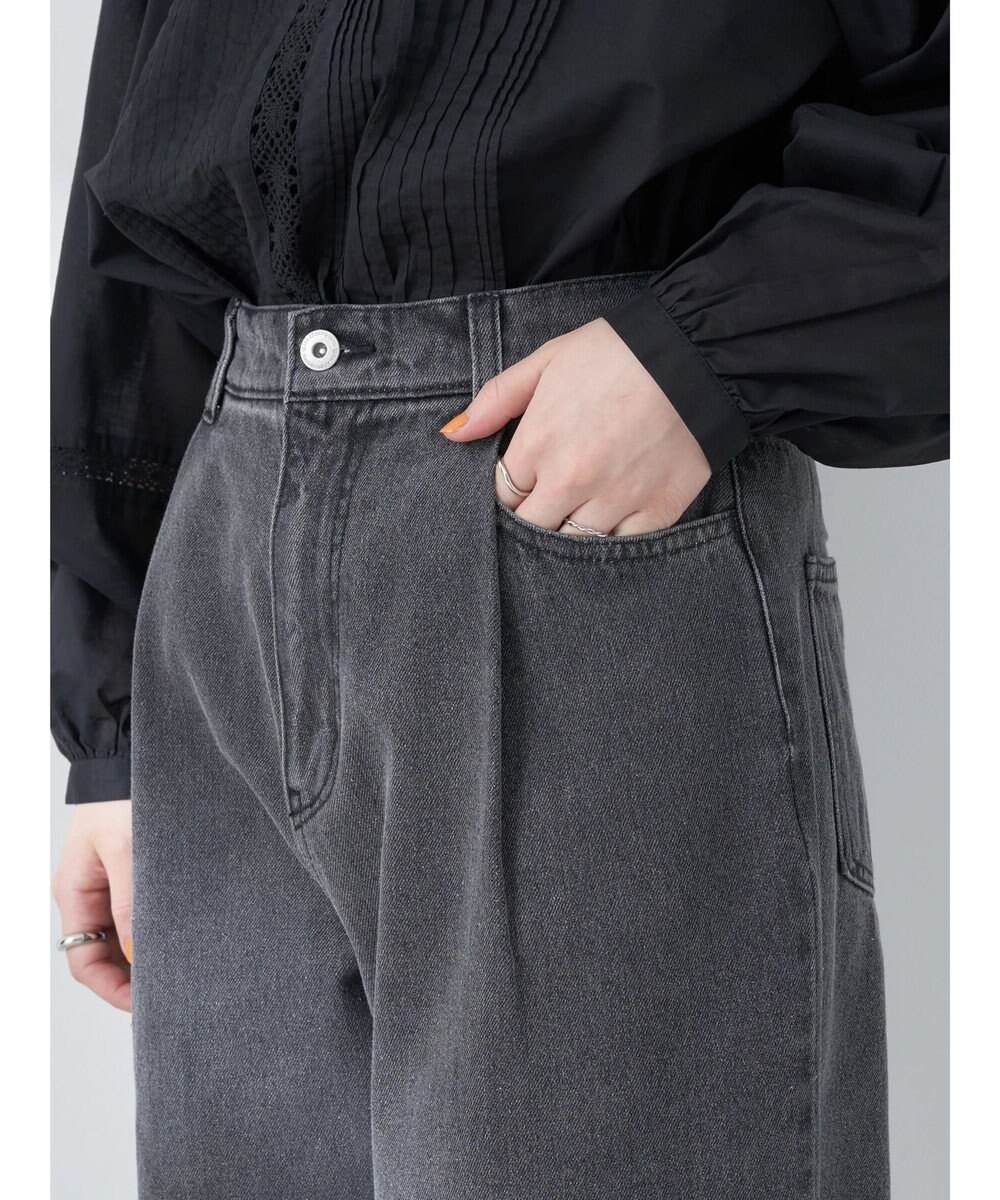 earth music&ecology タックルーズデニムパンツ 