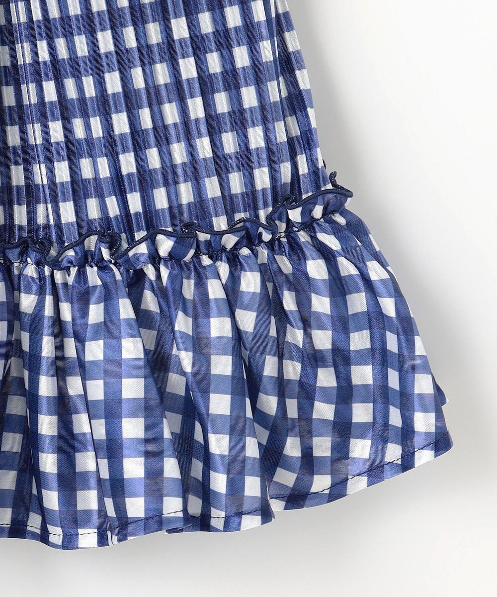組曲 KIDS 【110-140㎝】ギンガムチェックプリーツ スカート 