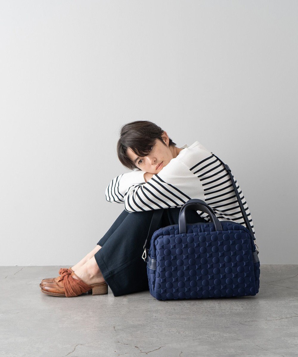 MIYABIYA 【撥水加工】La quoh with kirakaracho 南蛮七宝エンボスボンディング ボストン 