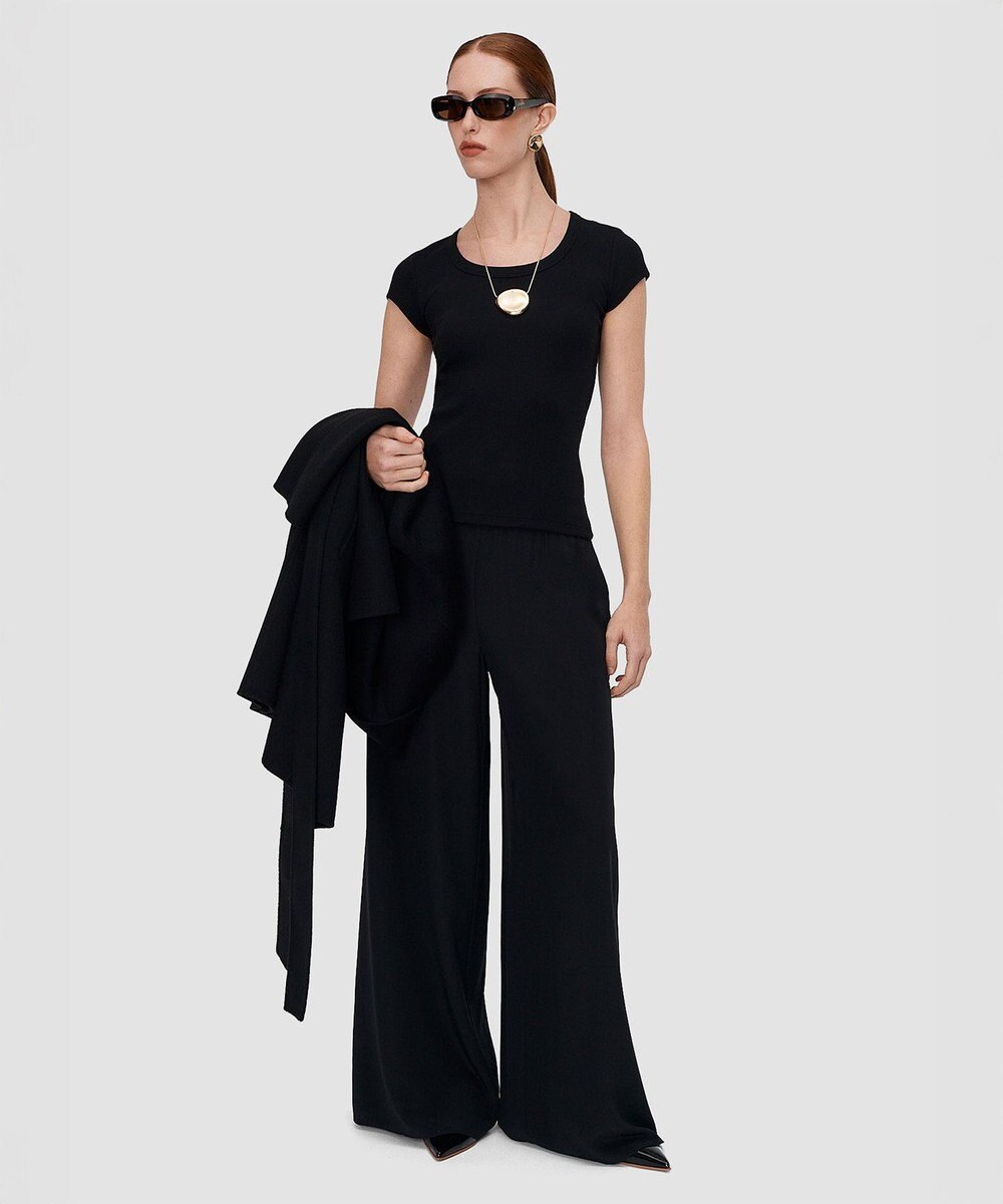 JOSEPH コットンリブ　トップ 