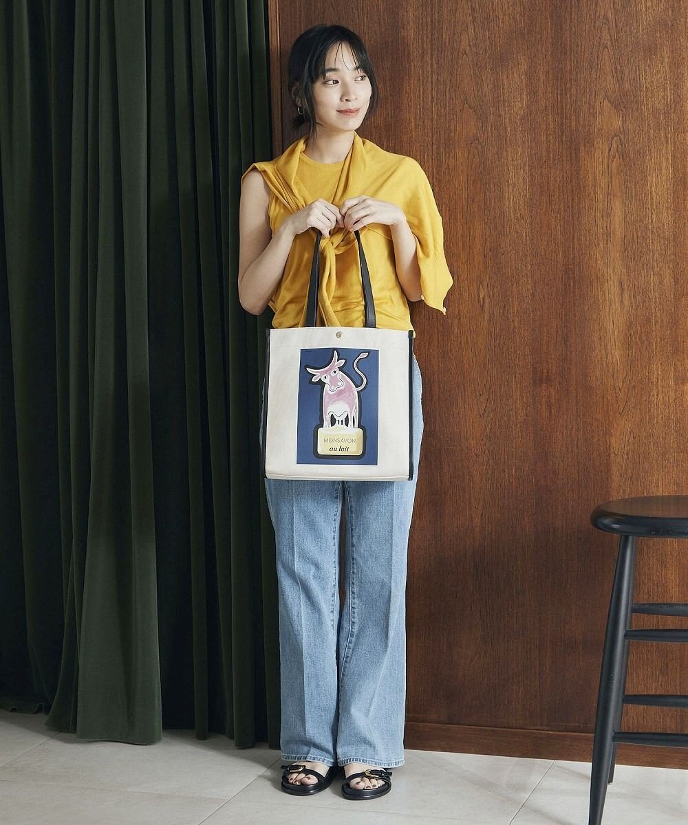 TOPKAPI 【Breath TOPKAPI】サヴィニャック × Breath TOPKAPI アート プリント オーガニックキャンバス トート バッグ 