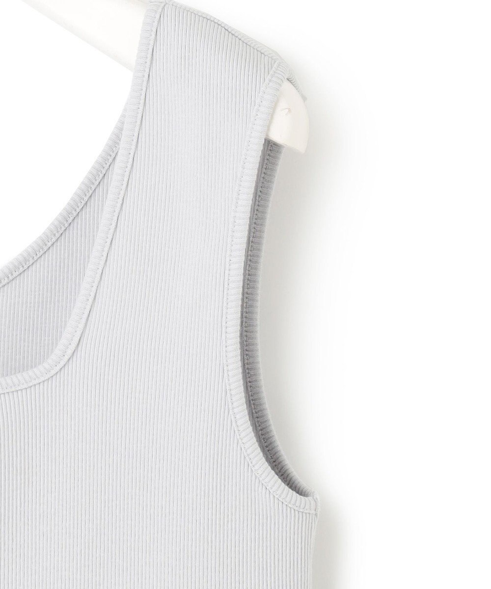 ICB L 【WEB限定・洗える】 ブロードステッチリブ タンクトップ 