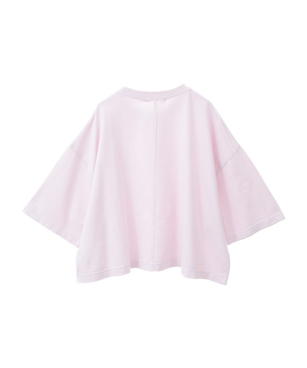 AMERICAN HOLIC ピグメント加工ミニ裏毛半袖プルオーバー 