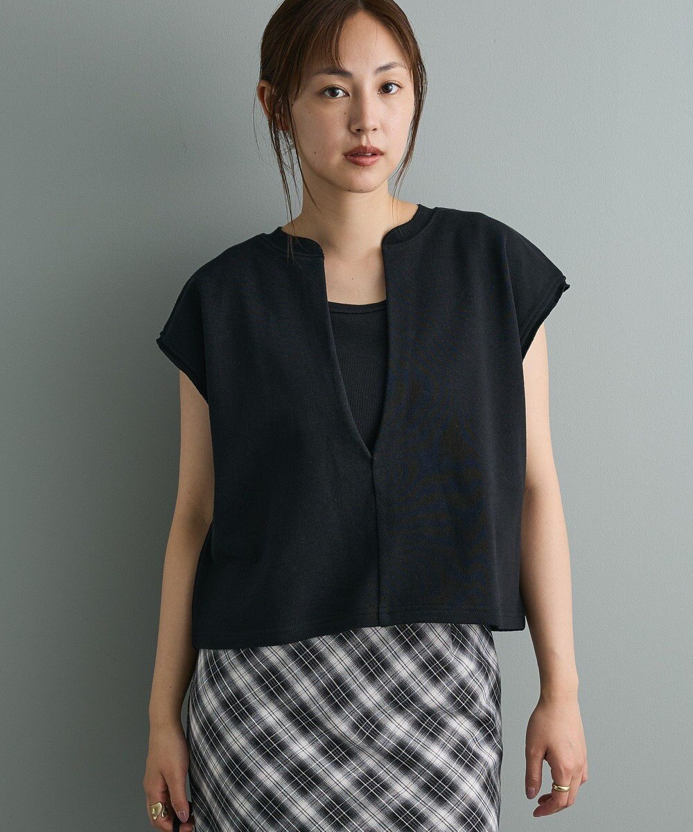 CRAFT STANDARD BOUTIQUE 裏毛深Ｖベスト 