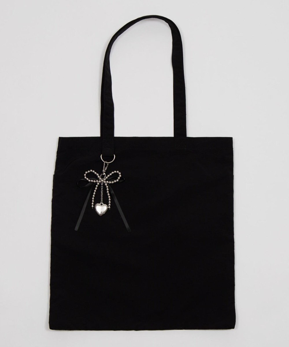 WEGO チャーム付きA4トートバッグ 