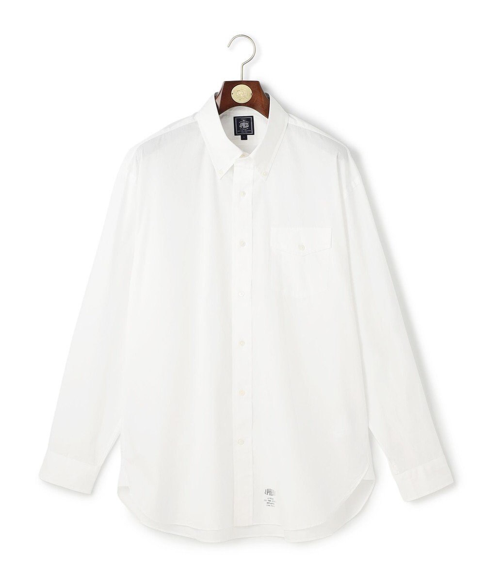 J.PRESS MEN 【J.PRESS ORIGINALS】【UNISEX】Cotton Broad Cloth Shirt / B.D. / Baggy-Fit 