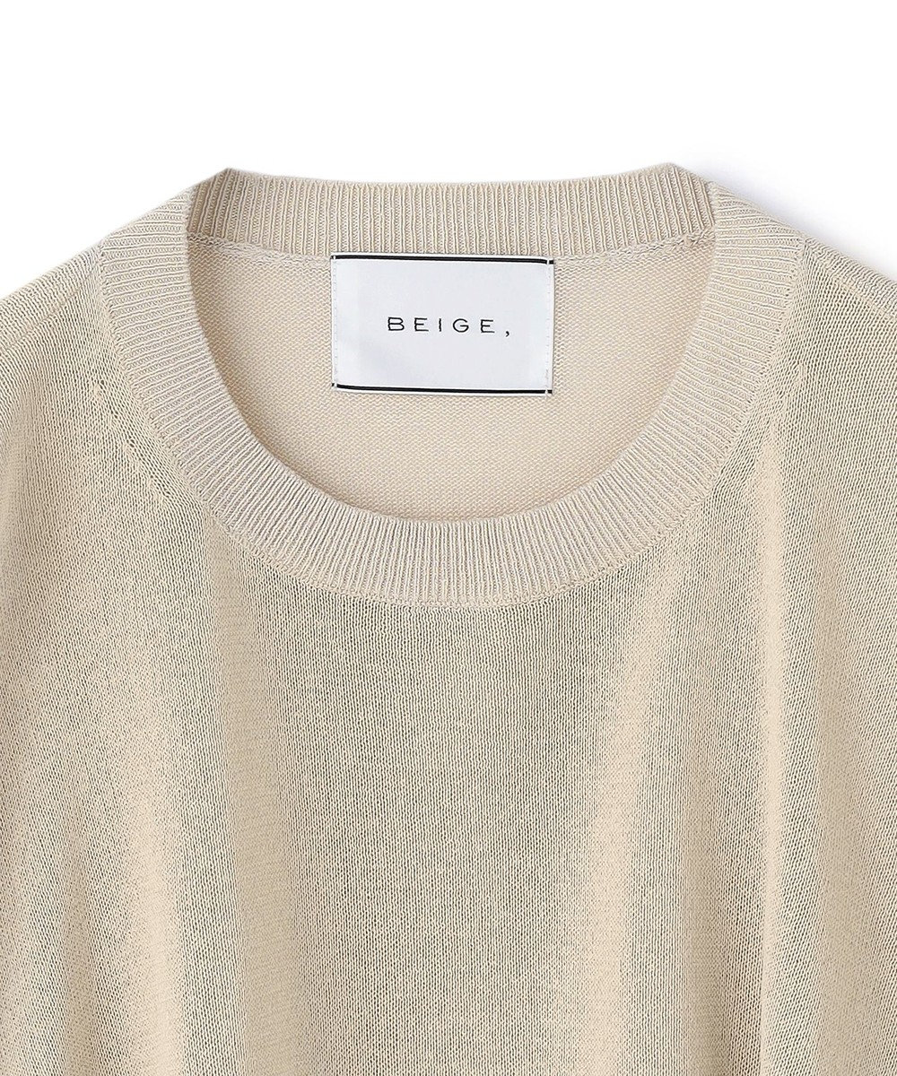 BEIGE， YOOPER / ドライタッチ シアーニット 