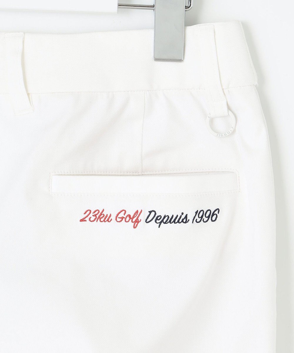 23区GOLF 防透素材で白でも安心！【WOMEN】【撥水/ストレッチ】シェルタリングオックス パンツ 