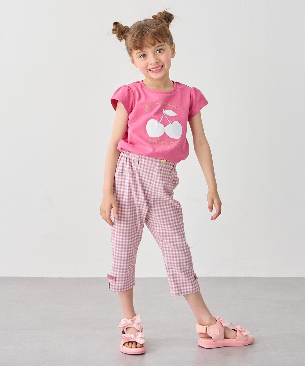 ANY KIDS 【水で色が変わる】接触冷感 しろくま ミラクルプリント Tシャツ 