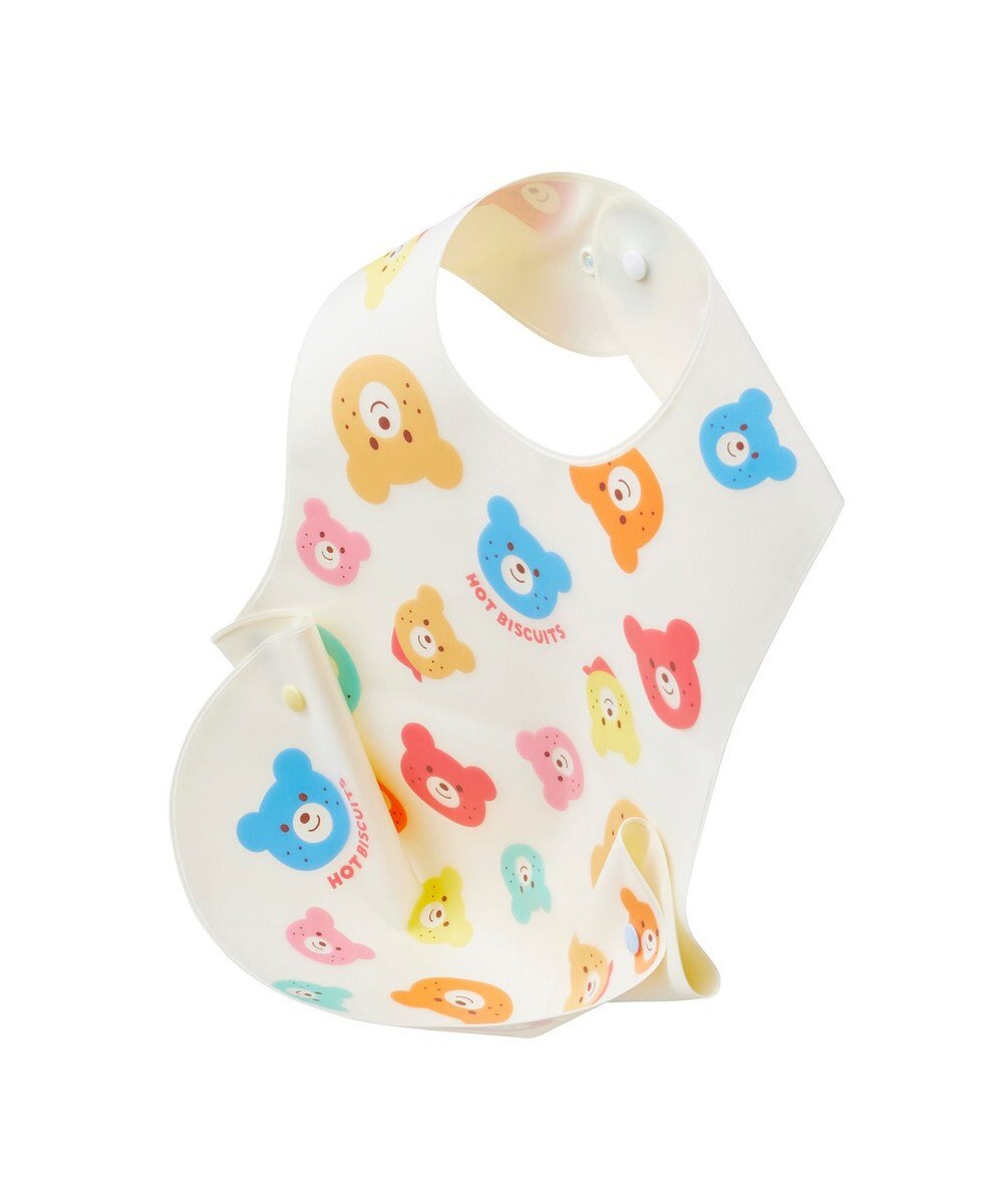 MIKI HOUSE HOT BISCUITS 総柄 お食事スタイ 