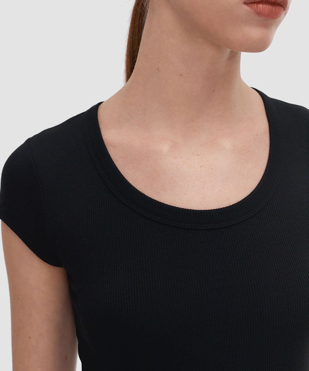 JOSEPH コットンリブ　トップ 