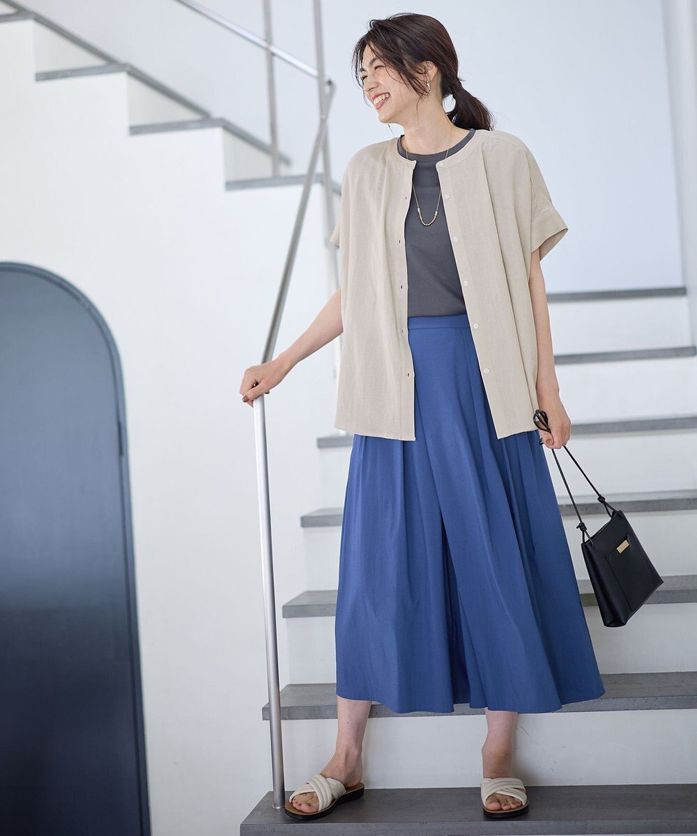 ANY フレンチリネンシャツブラウス 