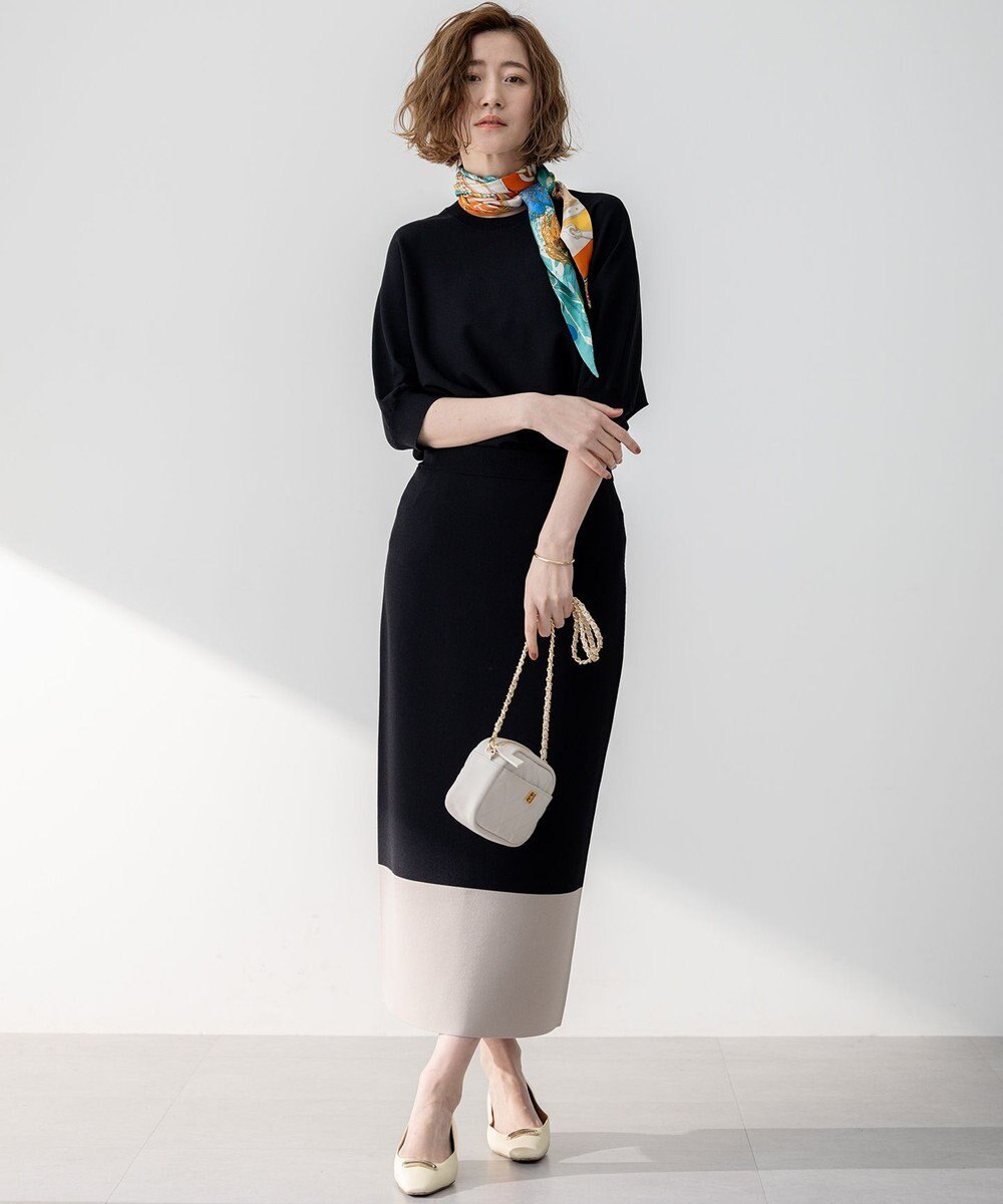 23区 S 【WEB&一部店舗限定/洗える】レーヨンポリエステルストレッチ タイト スカート 