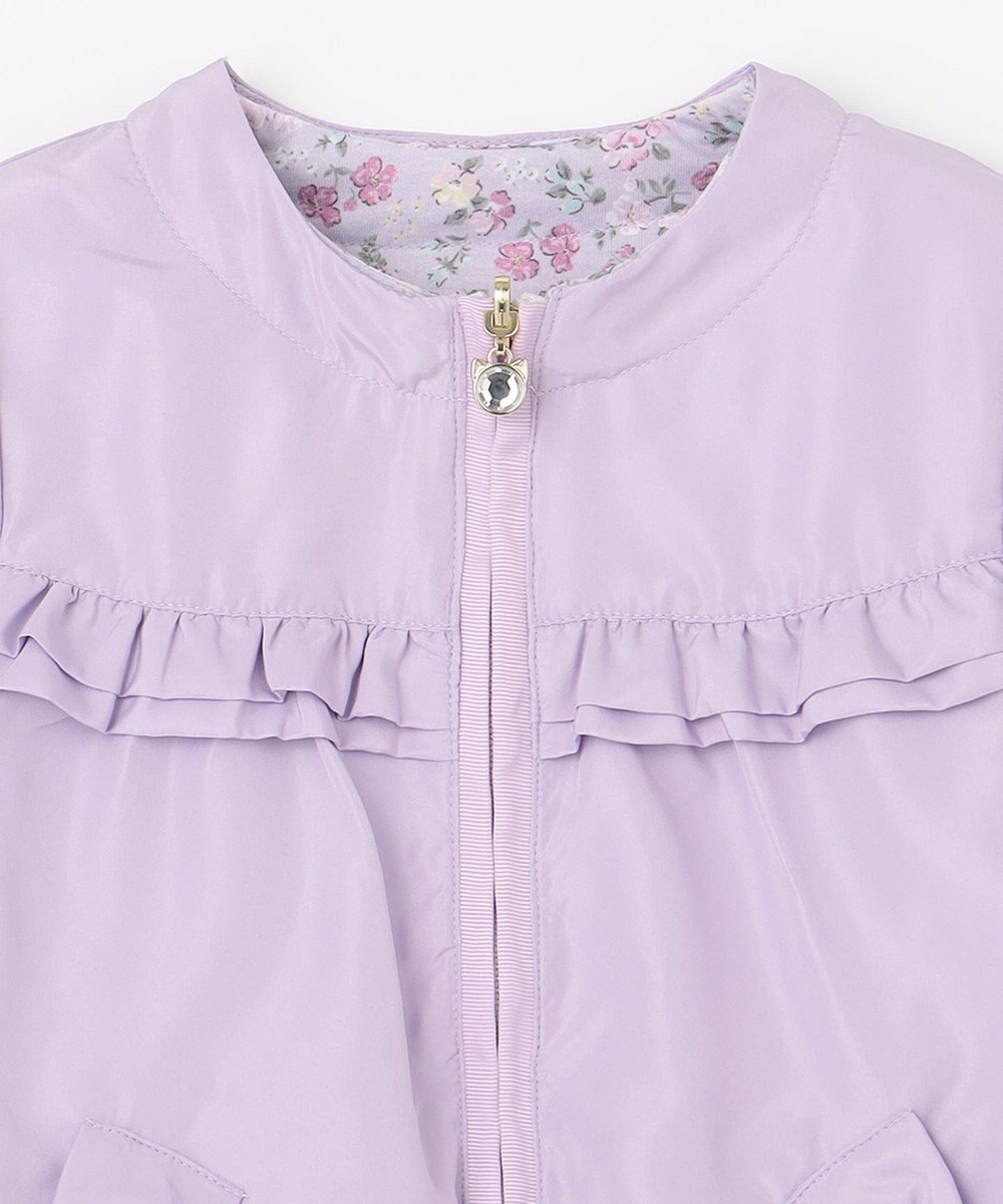 ANY KIDS フード取り外し リバーシブル ブルゾン 