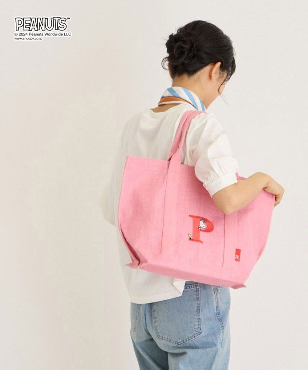 ROOTOTE 8598【スヌーピー】IP.ミディアム.ジュート.ピーナッツ-9D 