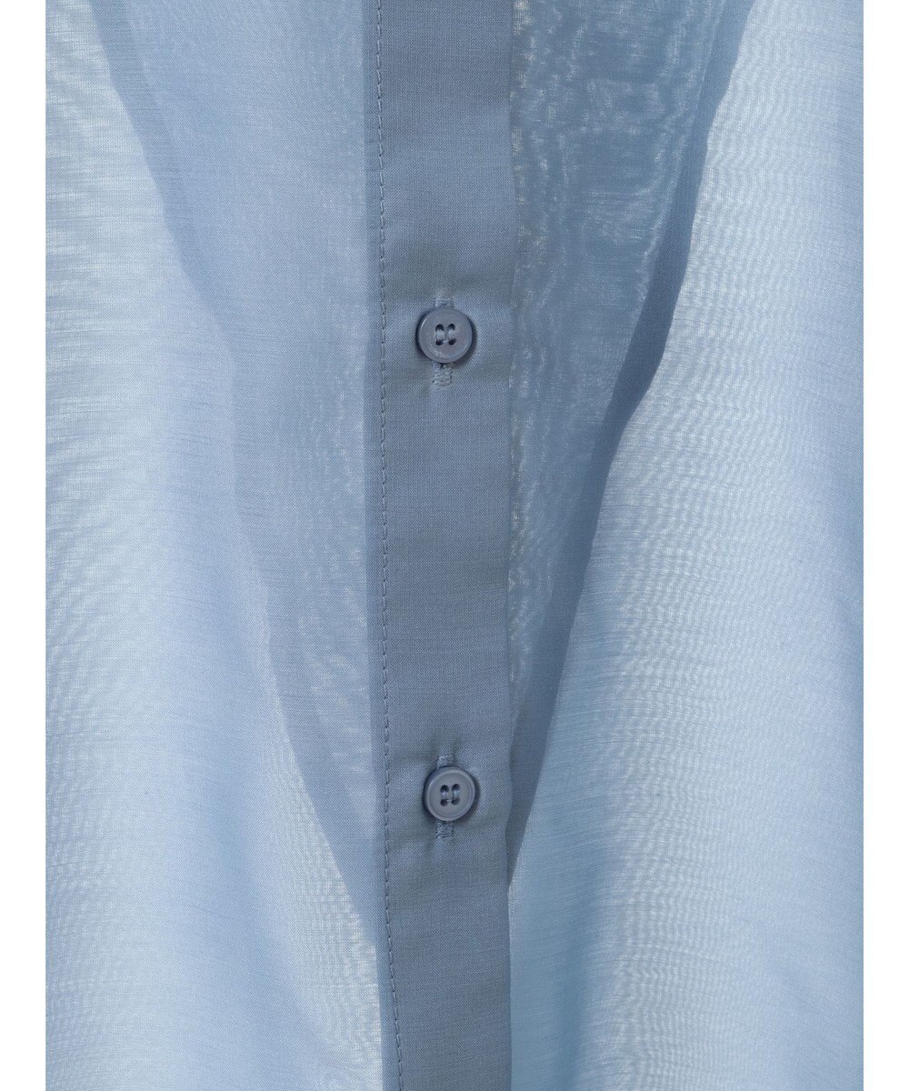 earth music&ecology バックスリットシアーシャツ 