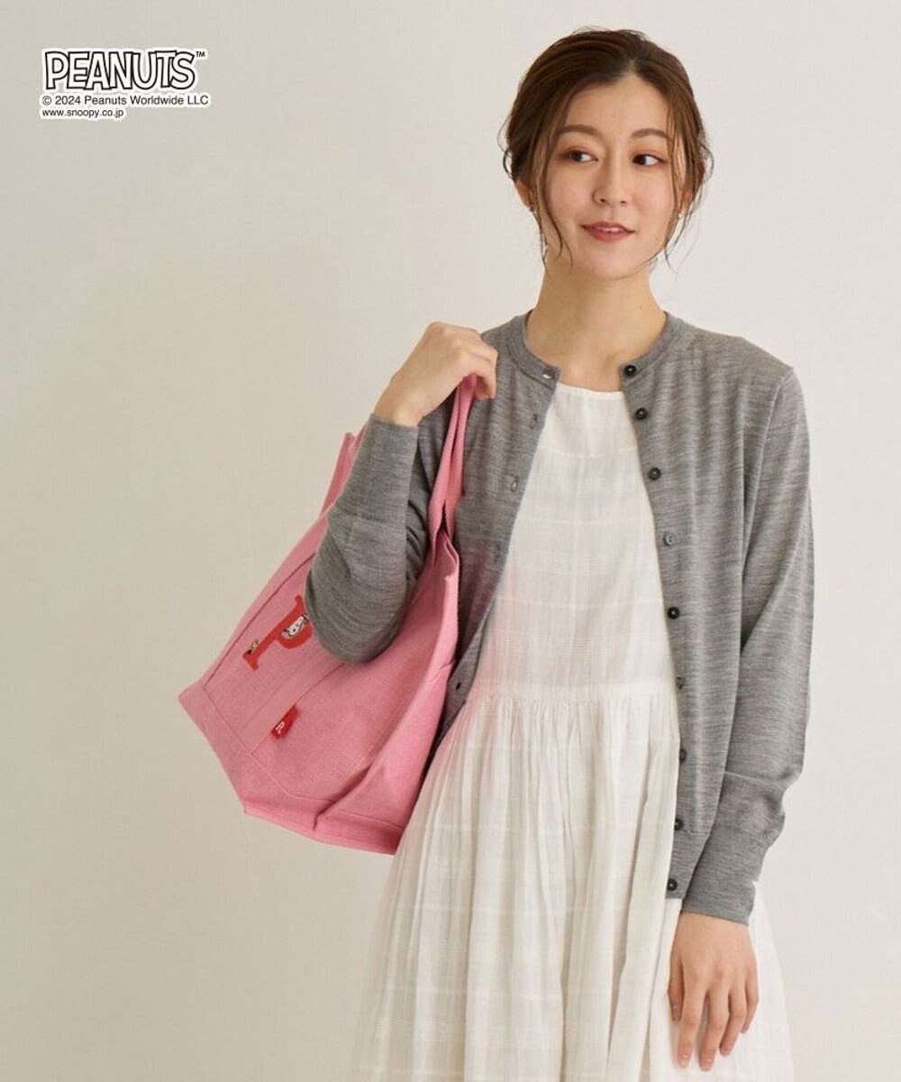 ROOTOTE 8598【スヌーピー】IP.ミディアム.ジュート.ピーナッツ-9D 